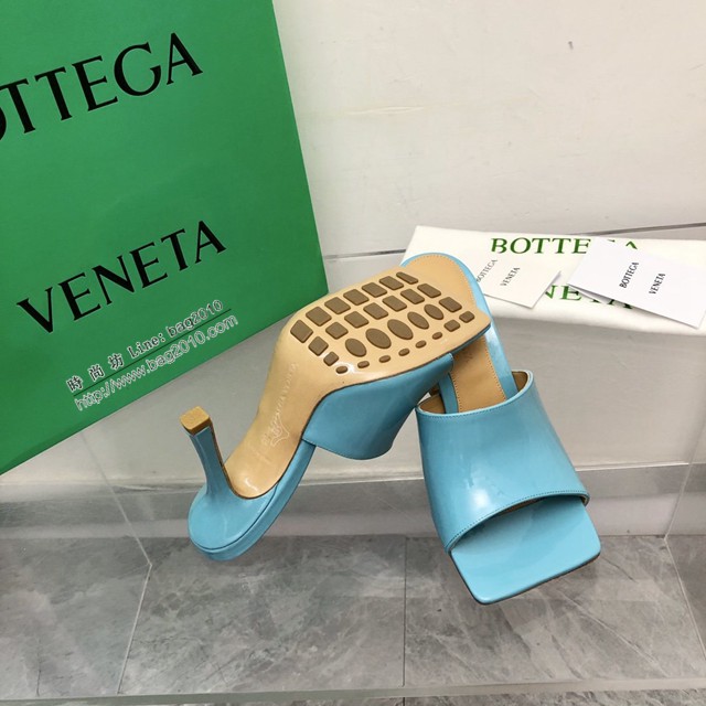 BOTTEGA VENETA高端時尚女鞋 寶緹嘉漆皮版2022-22早春最新高跟涼鞋拖鞋 dx3542